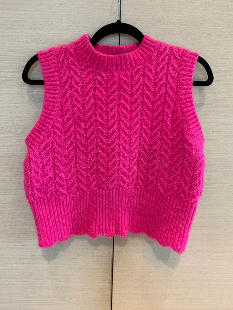 Zara - Zara Pink Vest on Designer Wardrobe