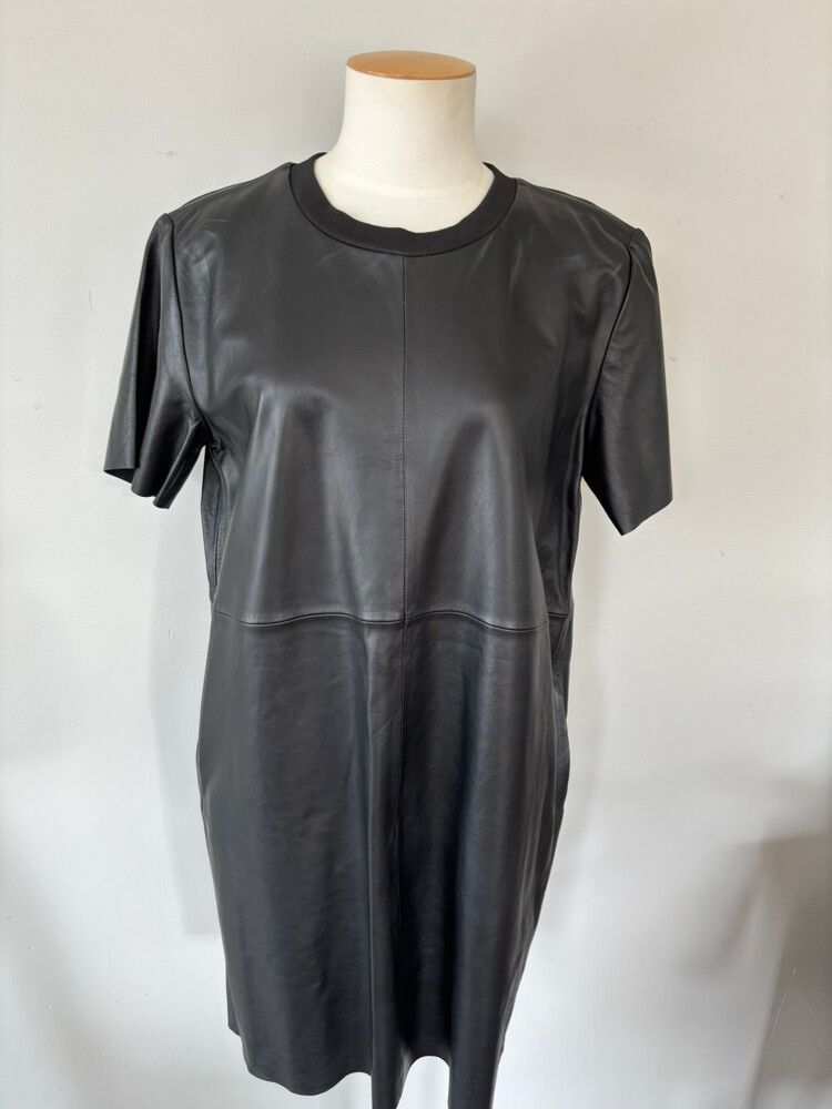 All Saints - LEATHER DRESS SHORT SLEEVE ALL SAINTS AUSTRALIA on Designer Wardrobe All Saints - LEATHER DRESS SHORT SLEEVE ALL SAINTS AUSTRALIA on Designer Wardrobe