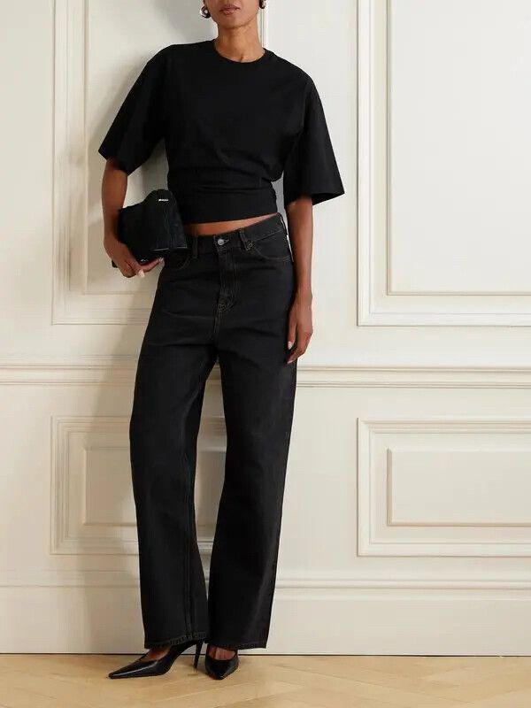 Wardrobe NYC | Low Rise Jean Black