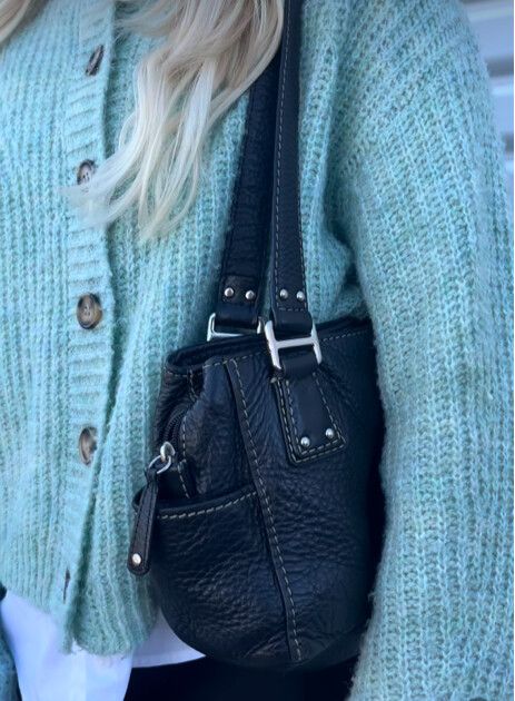 FOSSIL Black Leather Handbag