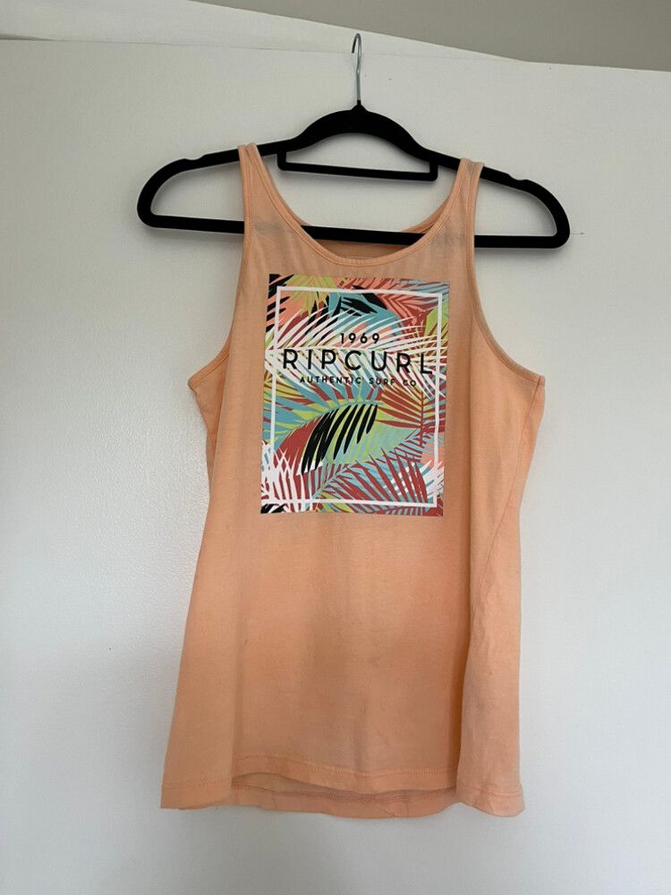 Rip Curl Peach Tank Girls Size 14