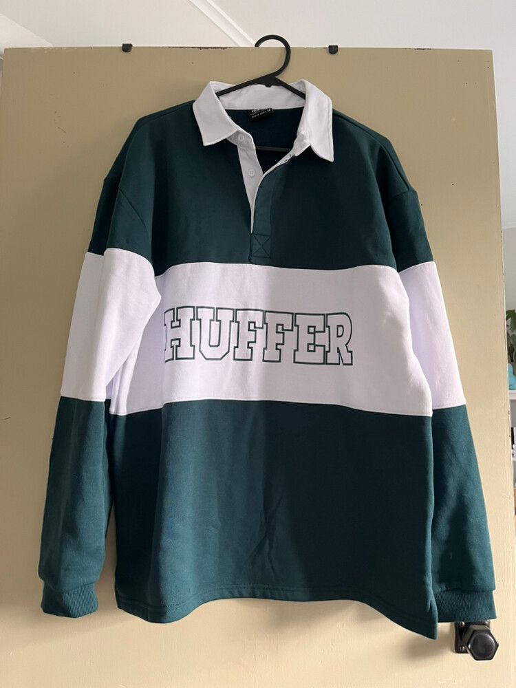 Huffer Forest Green Jumper Size M