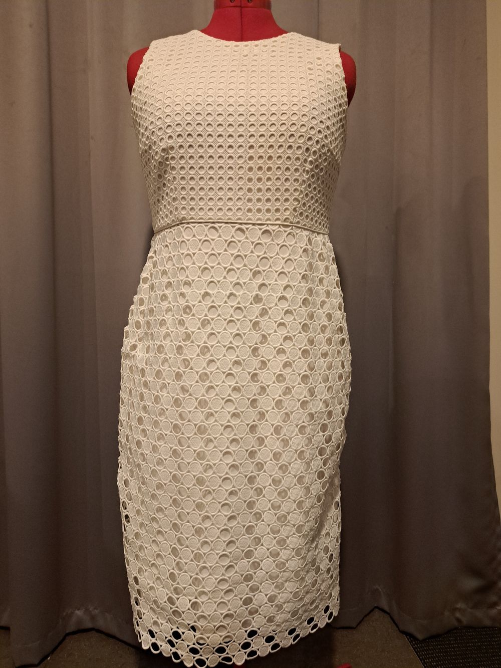 Lace shift dress