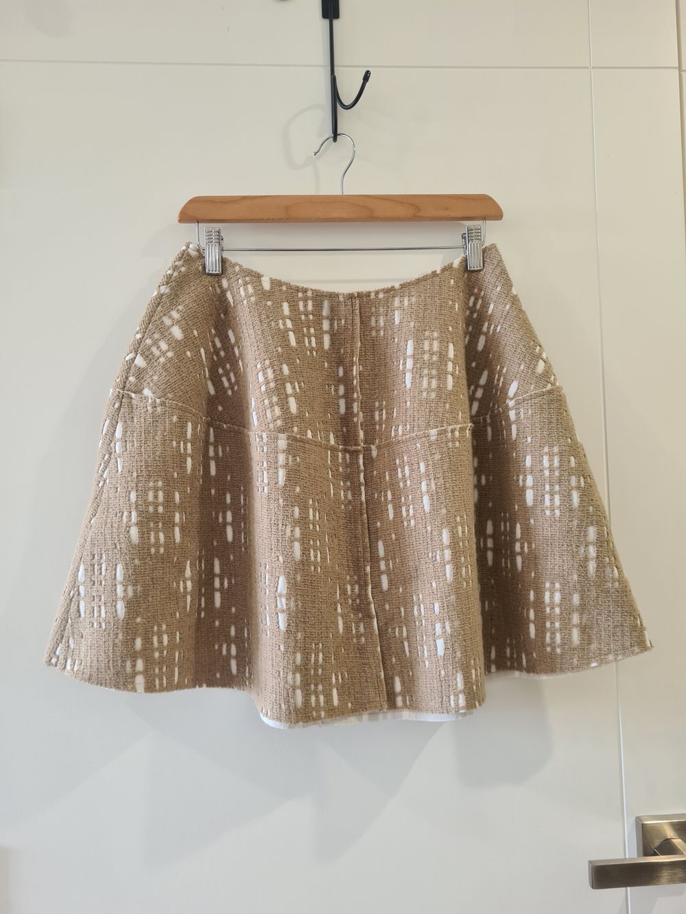 Benetton Wool Beige Skirt