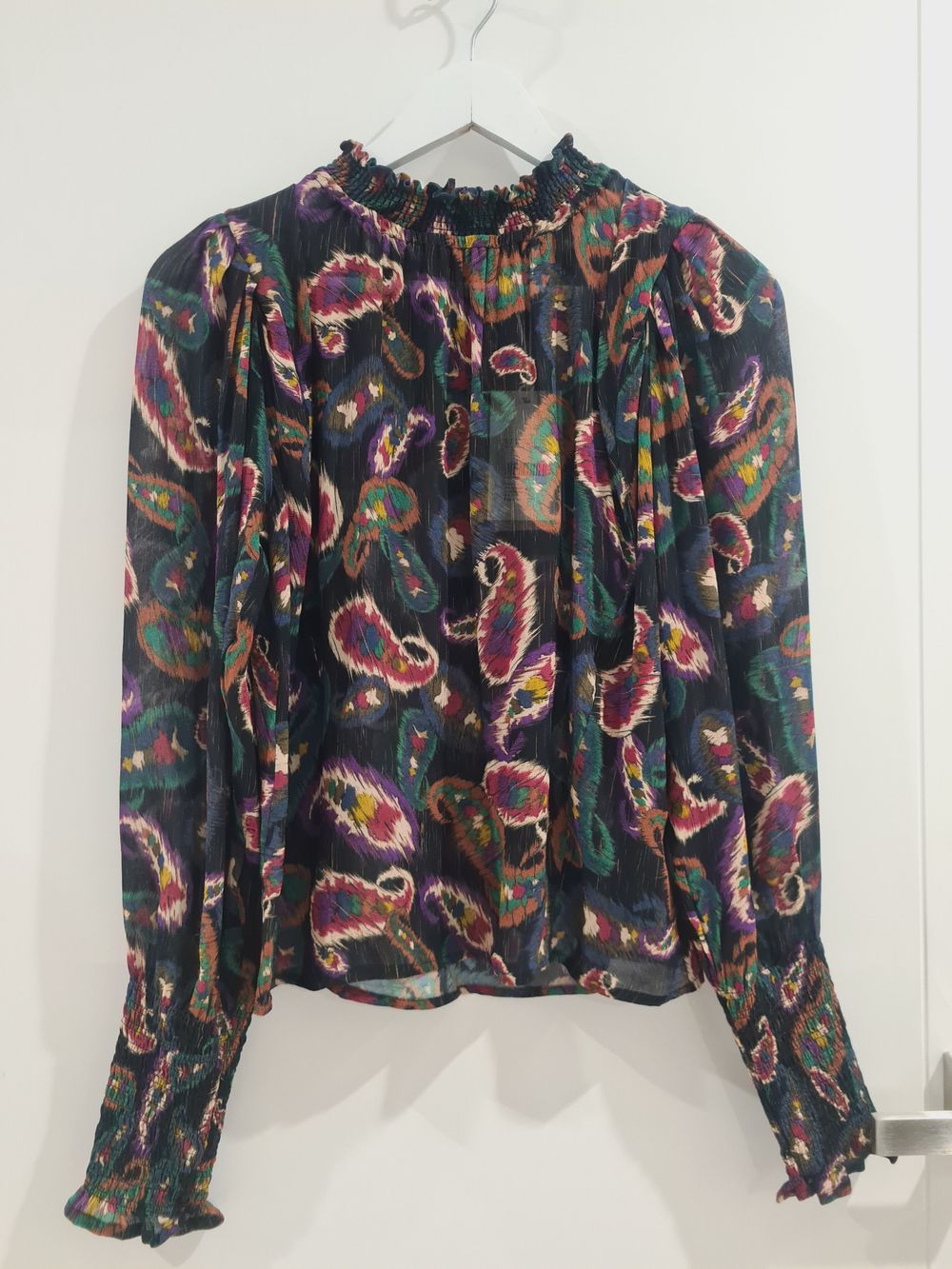 Max Disco Paisley High Neck Top
