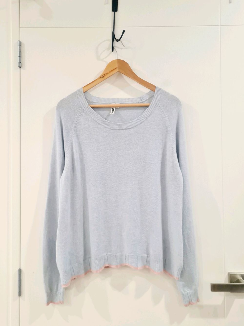 Loobie's Story Blue Extra fine Merino Crew neck Jumper