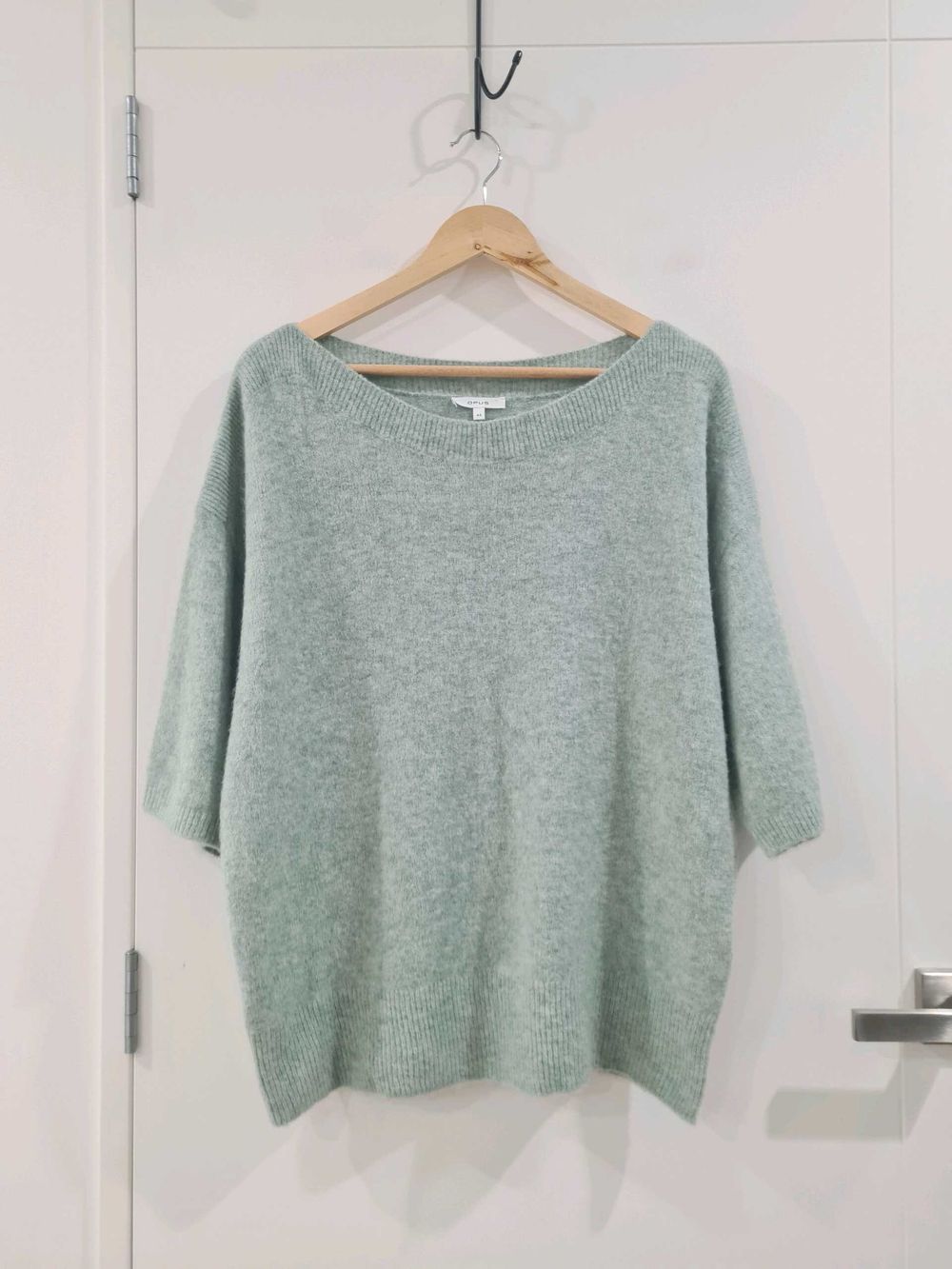 OPUS Sage Green Marl Lux Whisper Jumper