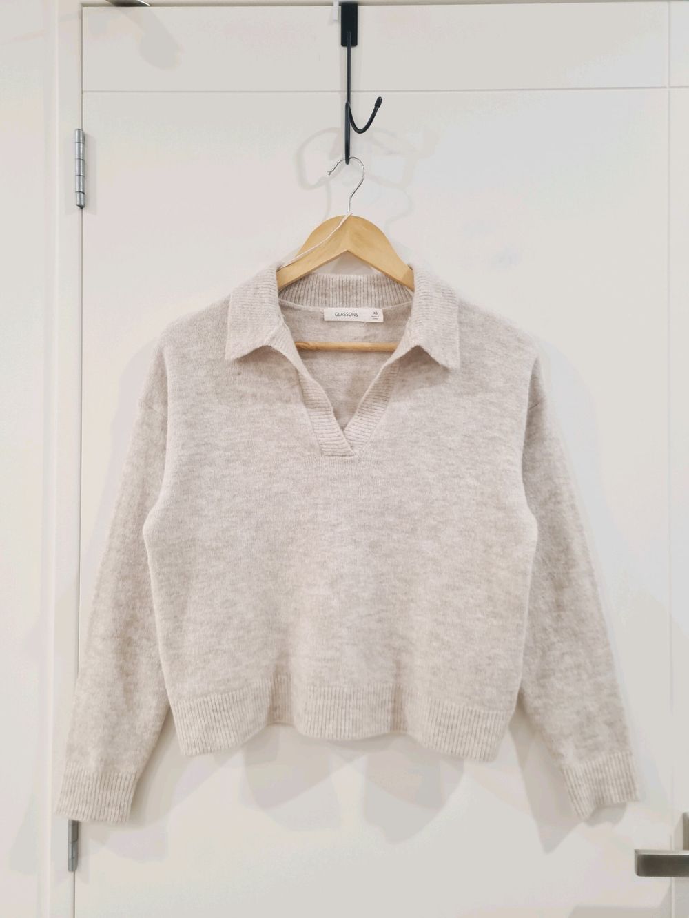 Glassons Oatmeal Marl Collared Jumper