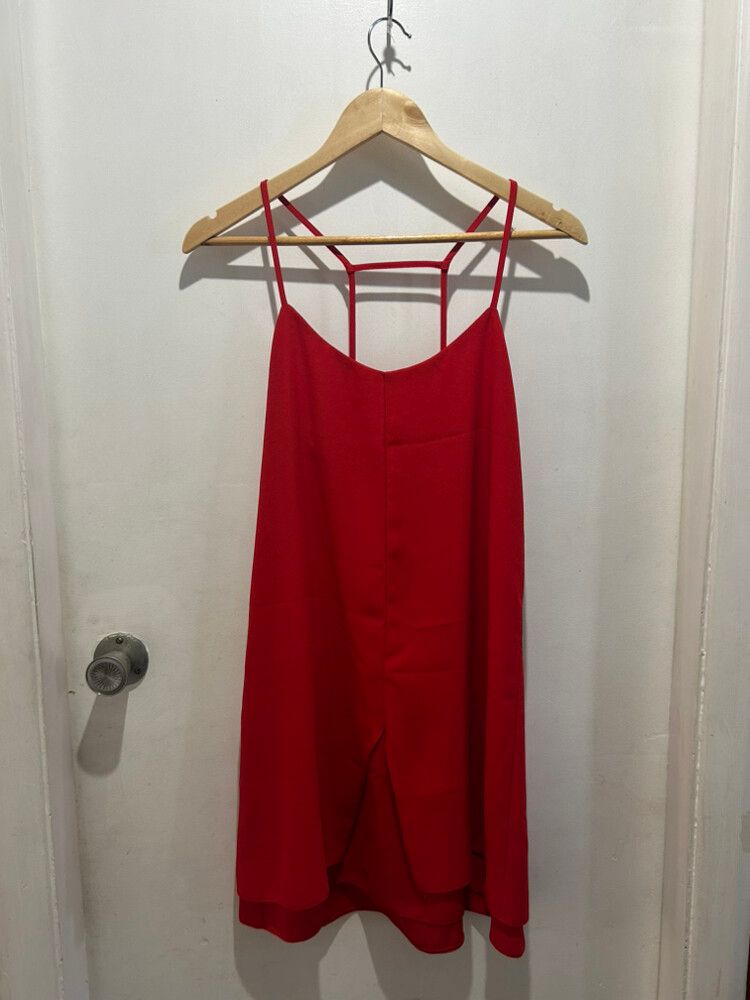 Topshop Red Mini Dress 12/L