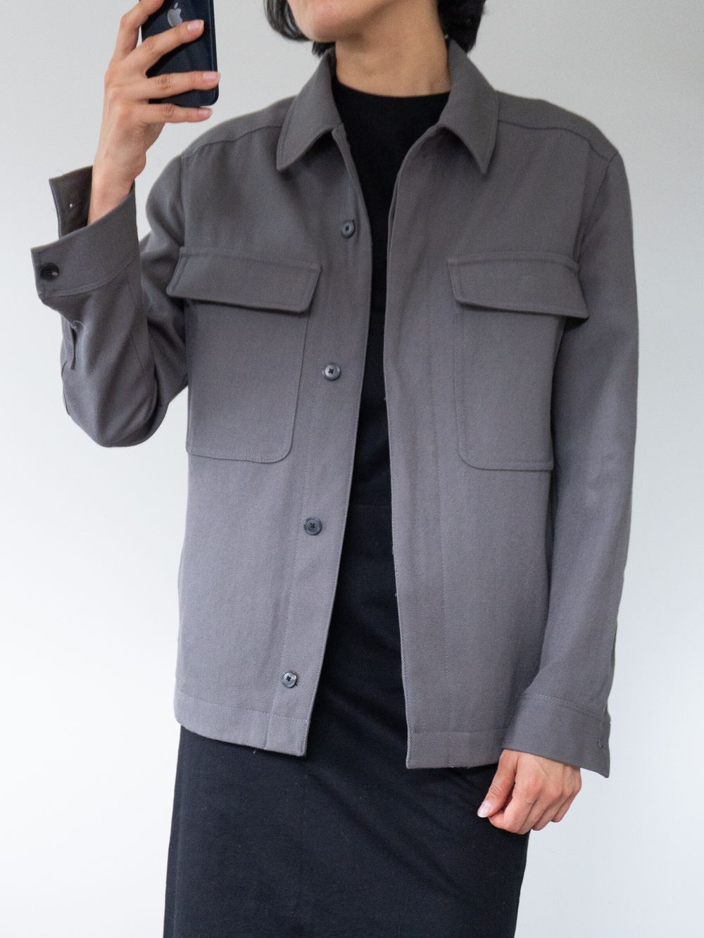 Zara Origins Wool Overshirt Jacket – Size S