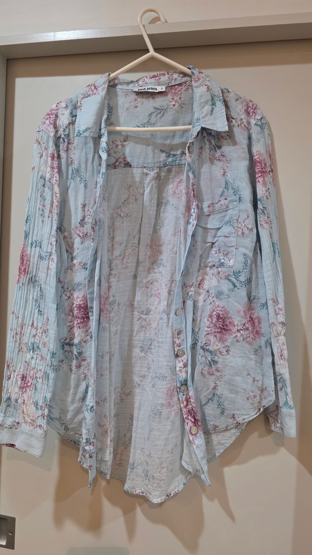 Just Jeans Blue Floral Shirt