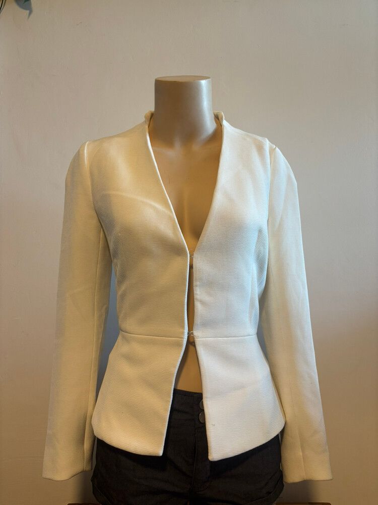 Zara Basic Cream Blazer Size S