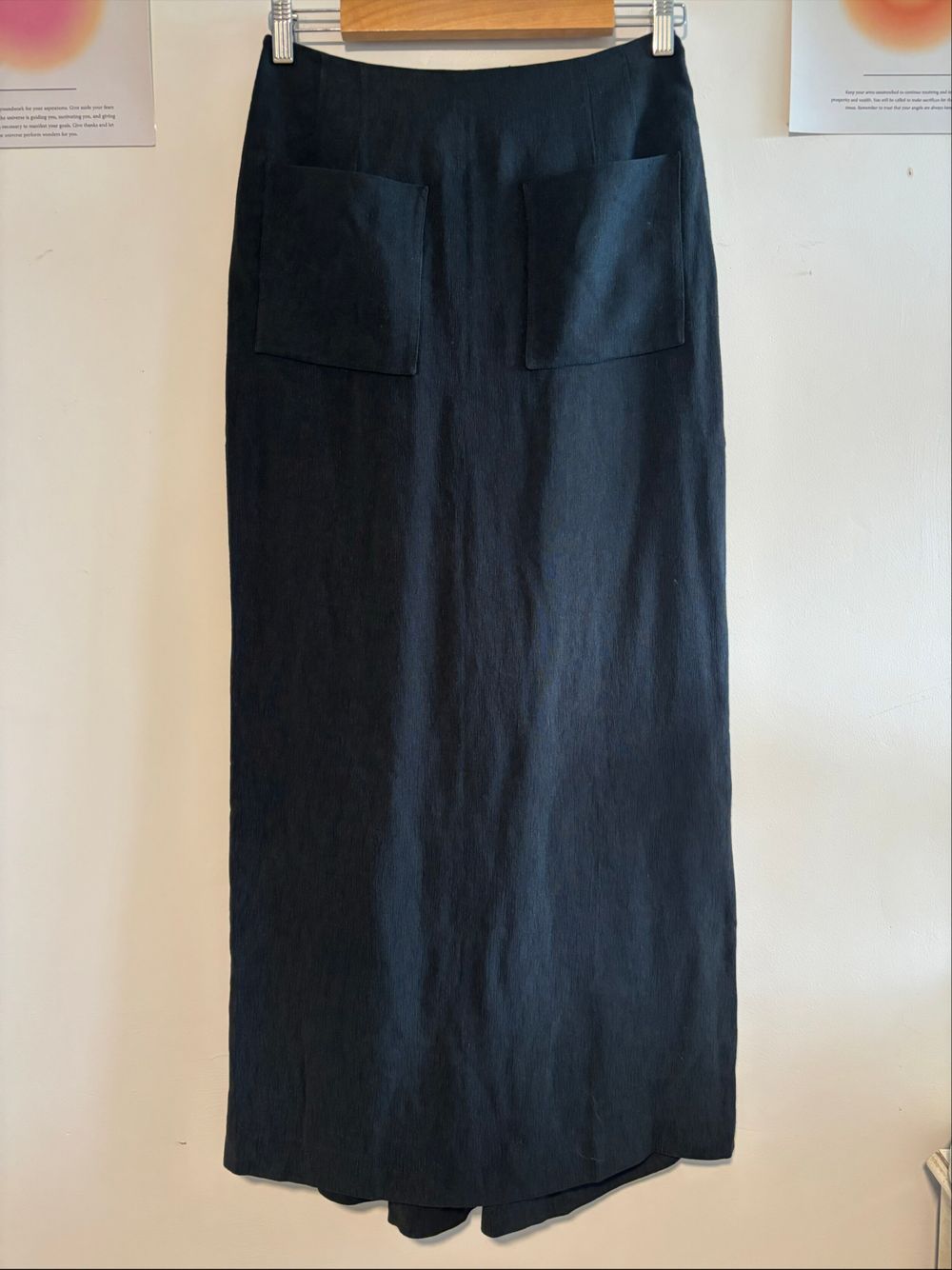 Marilyn Sainty Black Midi Skirt