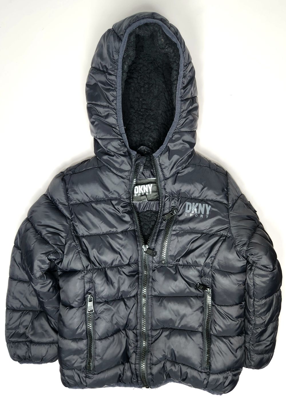 DKNY Sport Sherpa Hooded Jacket