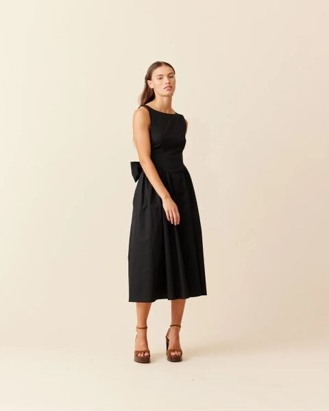 Carmella Bow Midi Dress