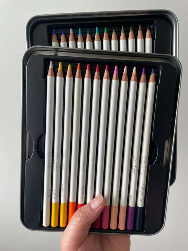 Winsor & Newton Studio Coloured Pencils Set of 24