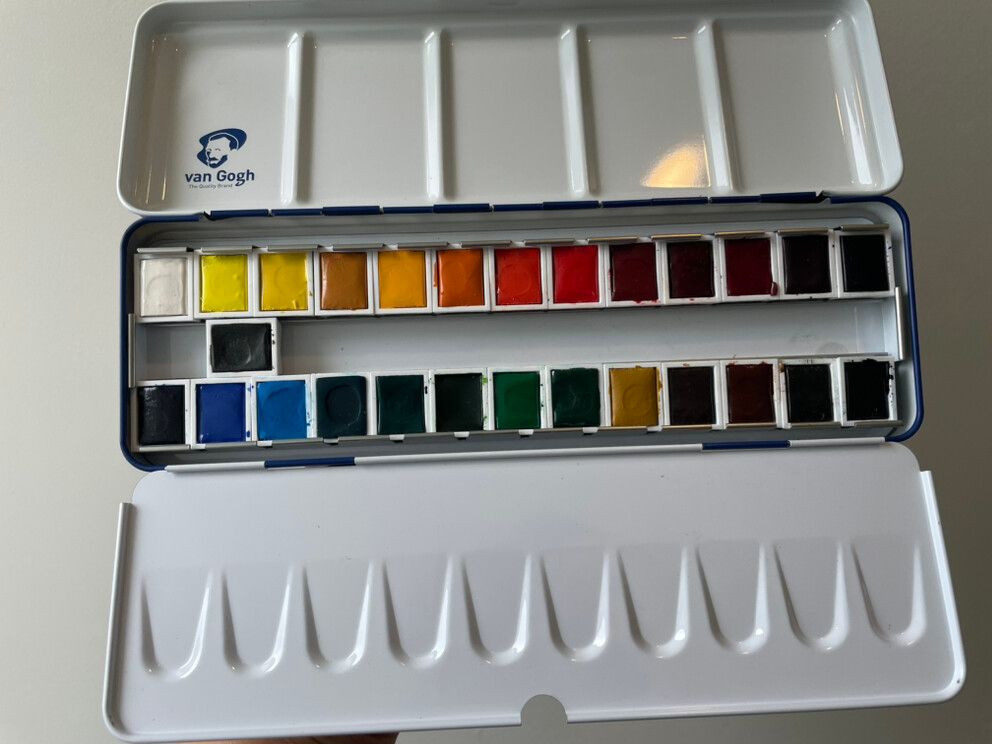 Van Gogh Water Colour Set 24 +3 Half Pans
