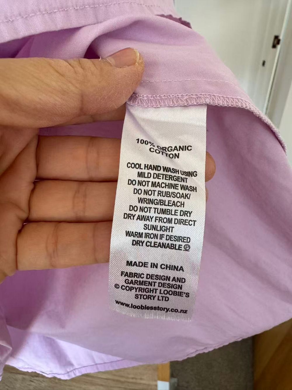 Loobie's Story Purple Organic Cotton Blouse