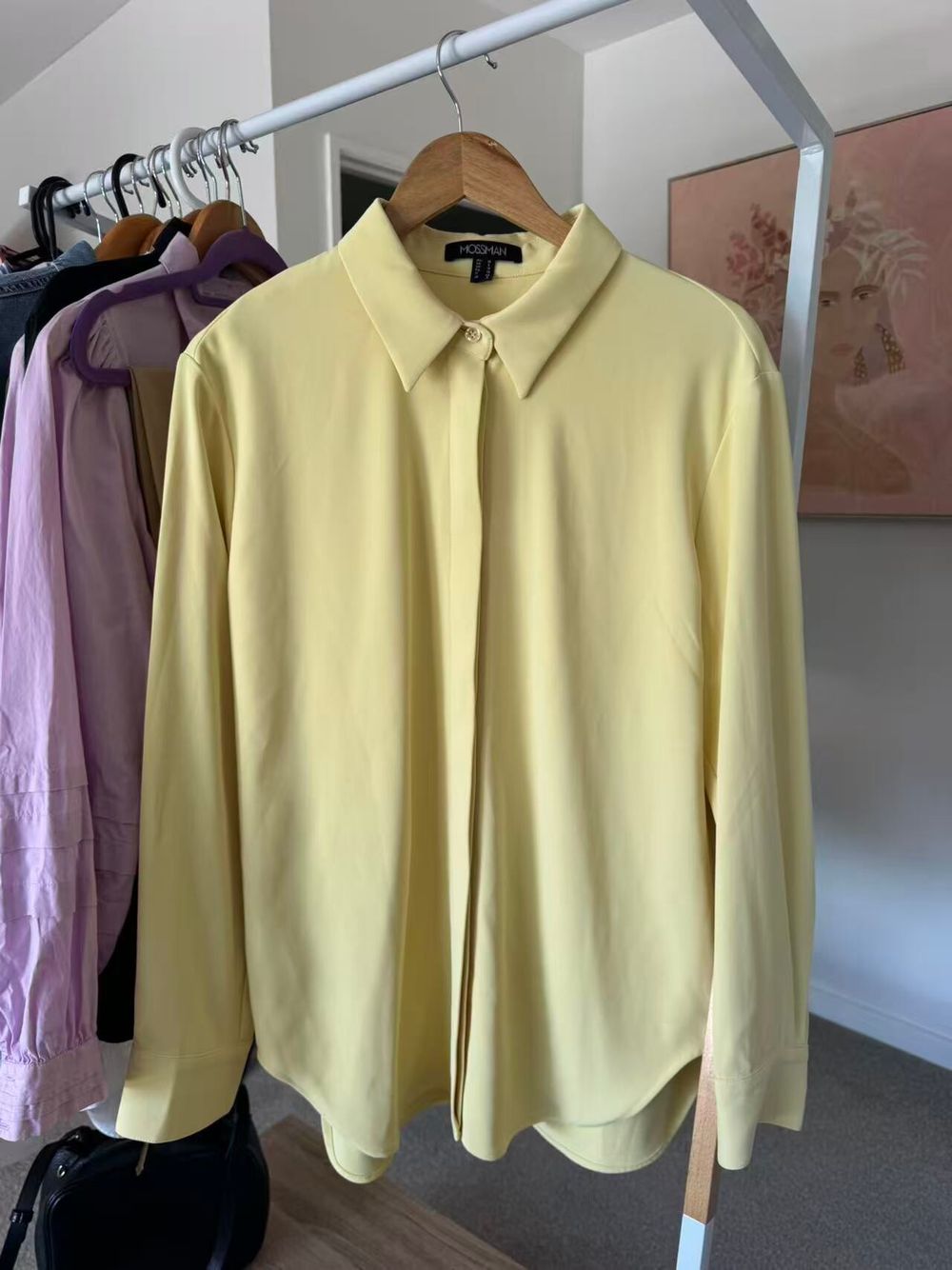Mossman Pastel Yellow Elusive Shirt - Excellent Condition