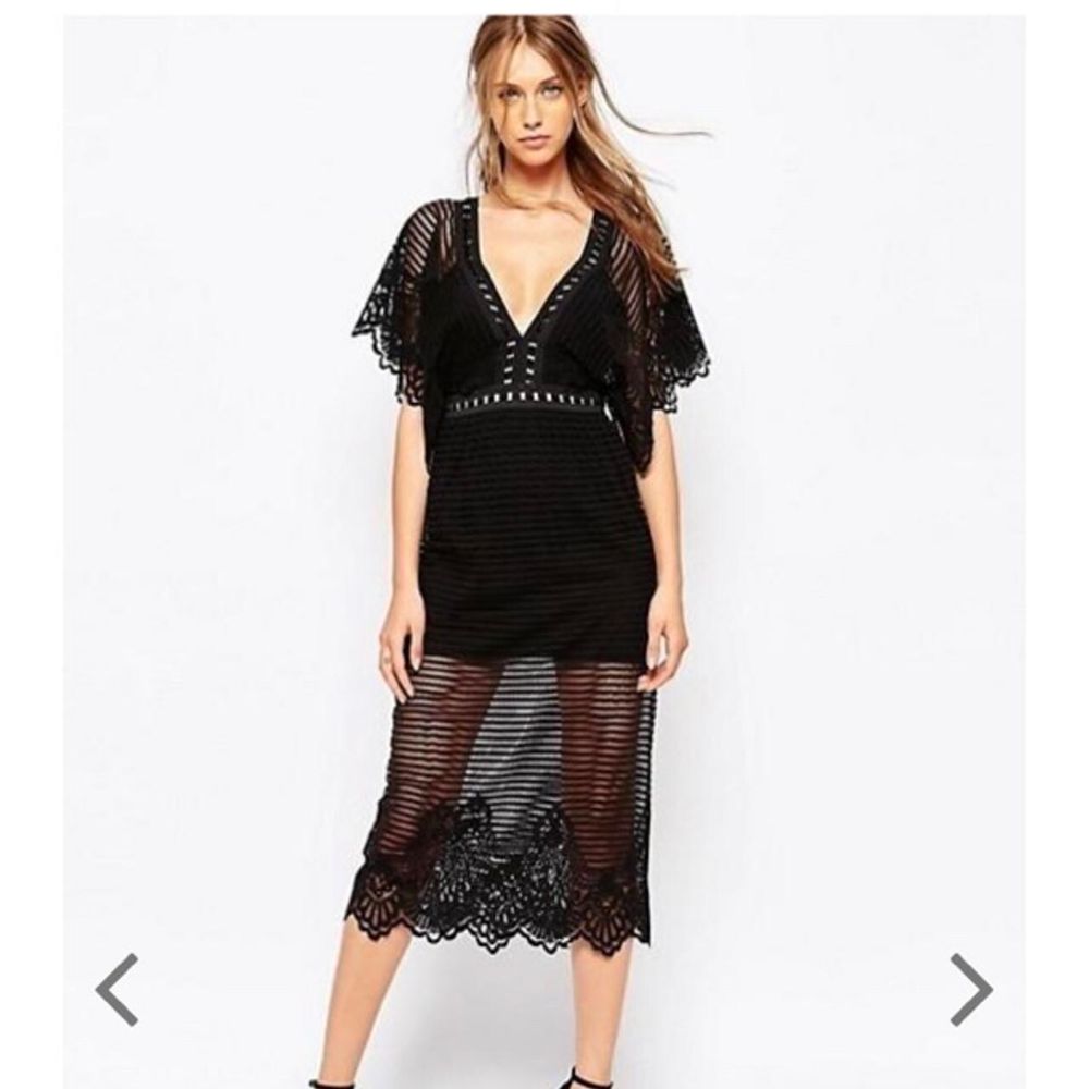 Alice McCall - Alice McCall Shut it Maxi black dress size xxs size au4 us0  designer long black dress alice mccall bnwt on Designer Wardrobe