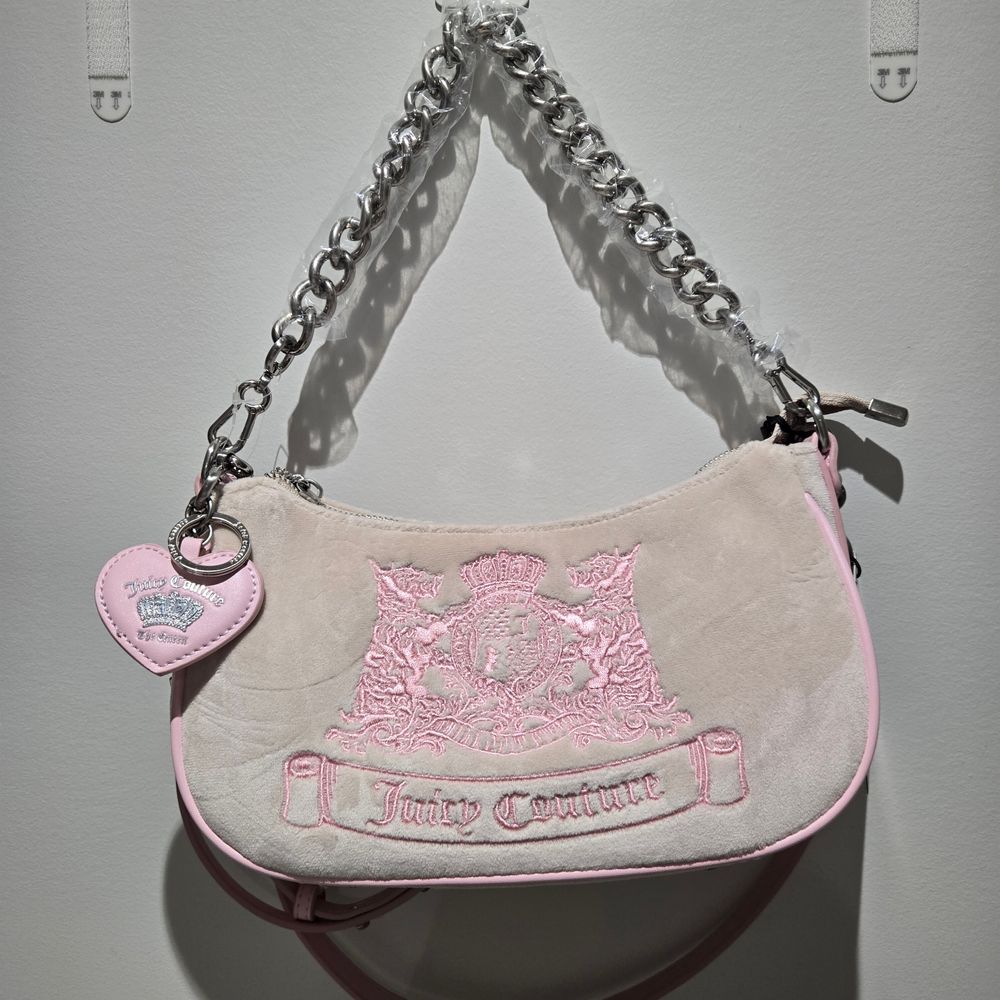 Juicy Couture Twig Dog Hobo Bag Beige Pink Viral Juicy Couture Twig Bag BNWT