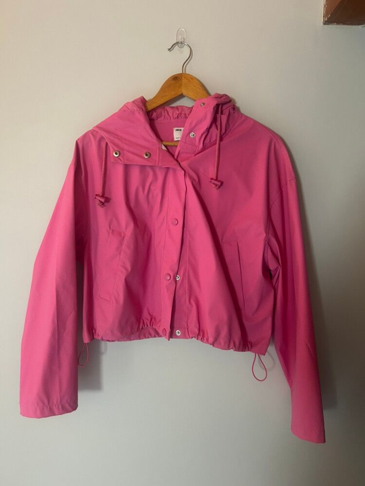 Asos Design Pink Cropped Jacket