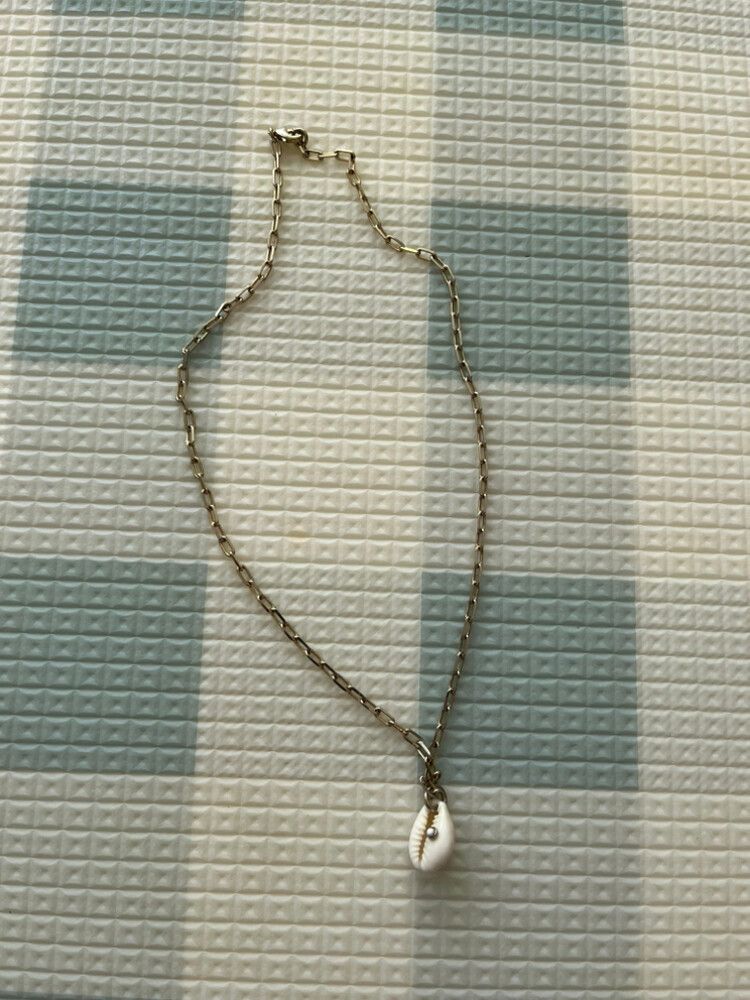 & Other Stories Gold Shell Necklace