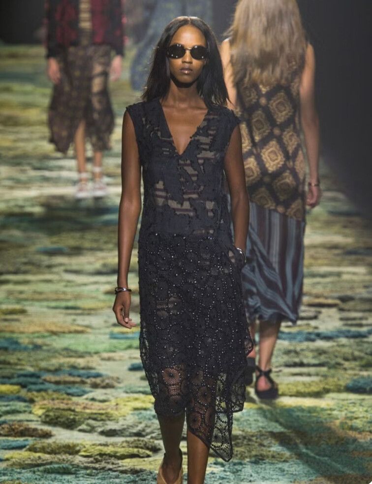 Dries Van Noten - Collectors Item - Beaded Doria Dress. on Designer Wardrobe