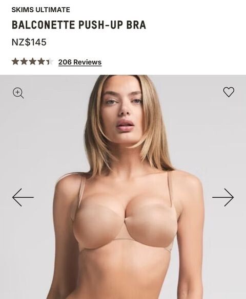 SKIMS Ultimate Balconette Push-Up Bra