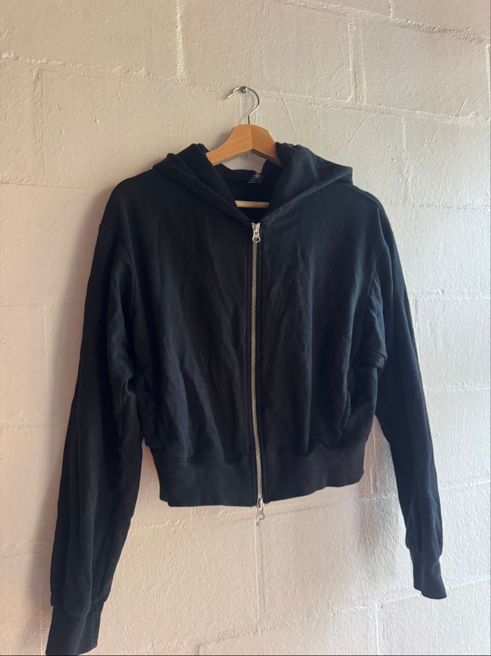 Bonds Black Zip-Up Hoodie
