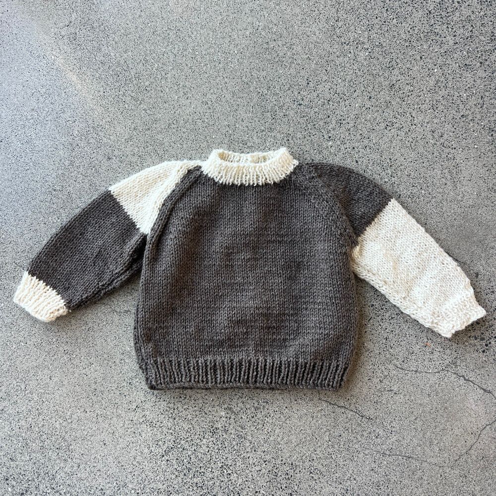 Hand knitted Jumper Size 2 Years Old 100% Wool