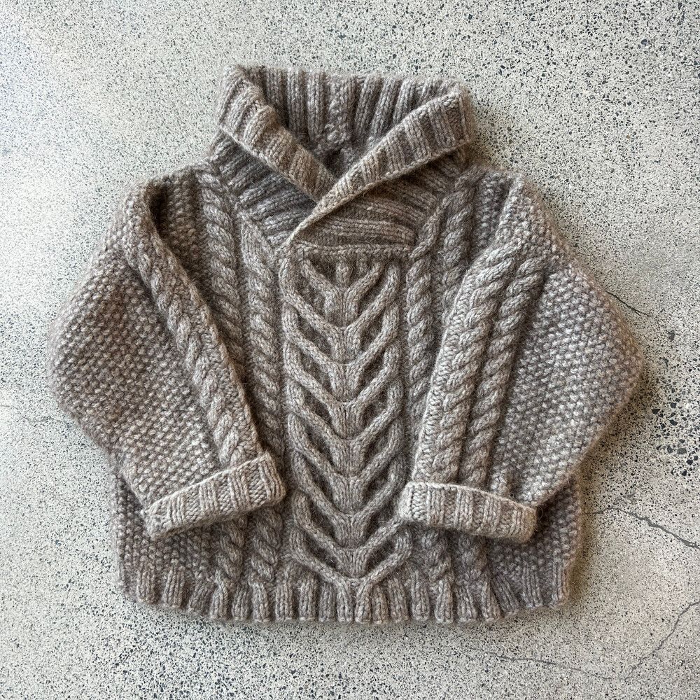Vintage Cable Knit Jumper Kids Size 3 Years Old