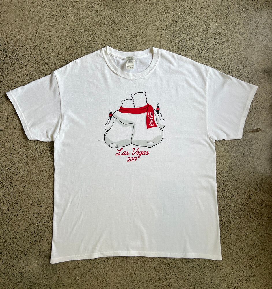 Gildan Las Vegas Coca Cola T Shirt Size XL
