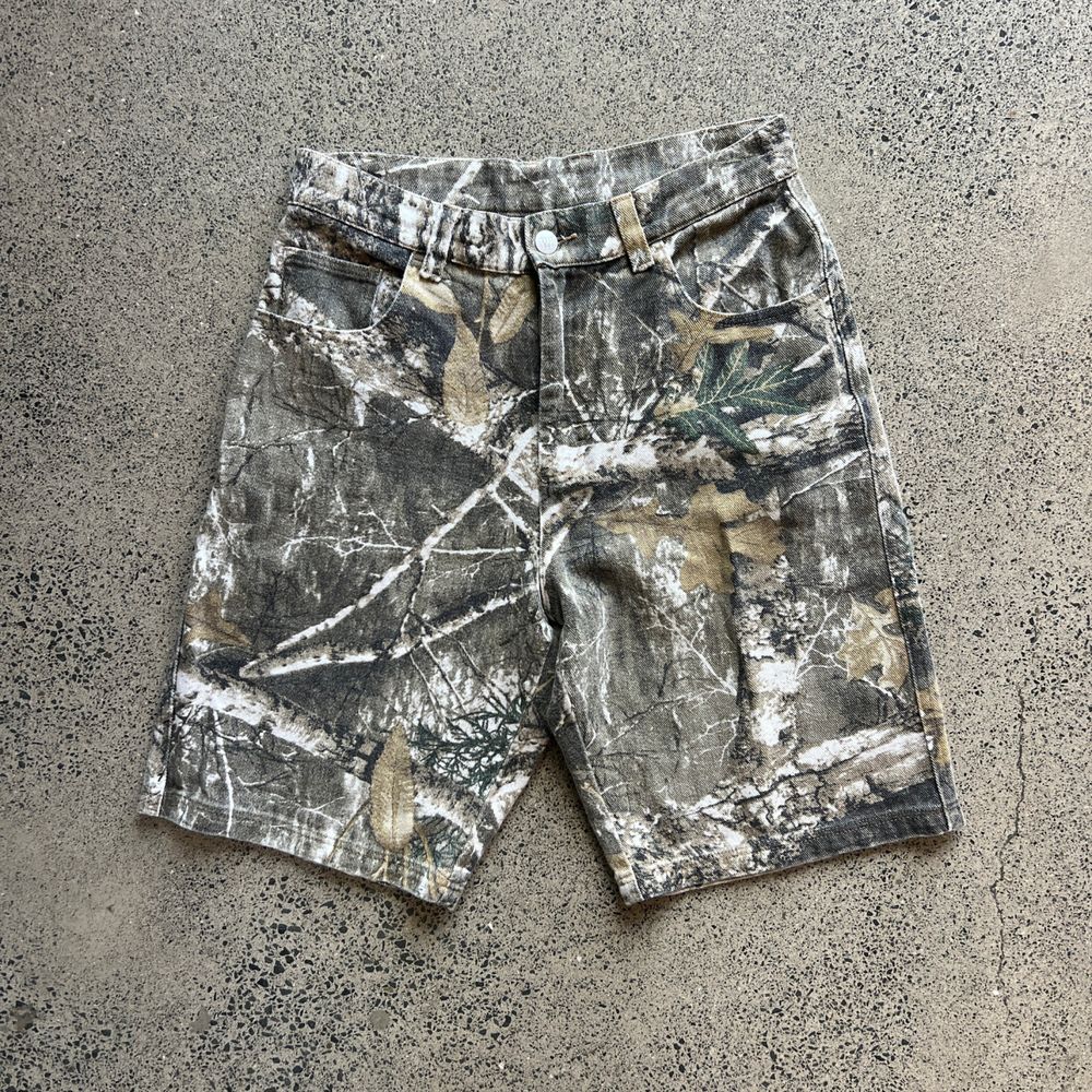 Lower shorts camo denim size S