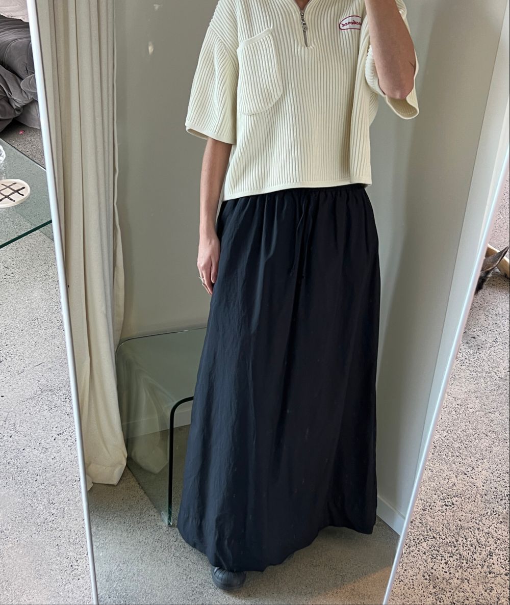 Assembly Label Black Long Skirt size 10