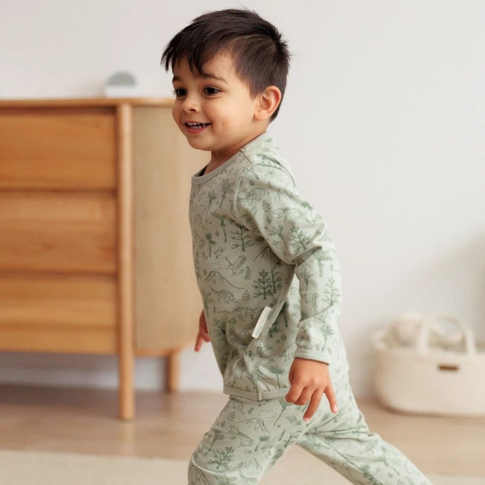 Woolbabe Flax Zealandia winter pyjamas