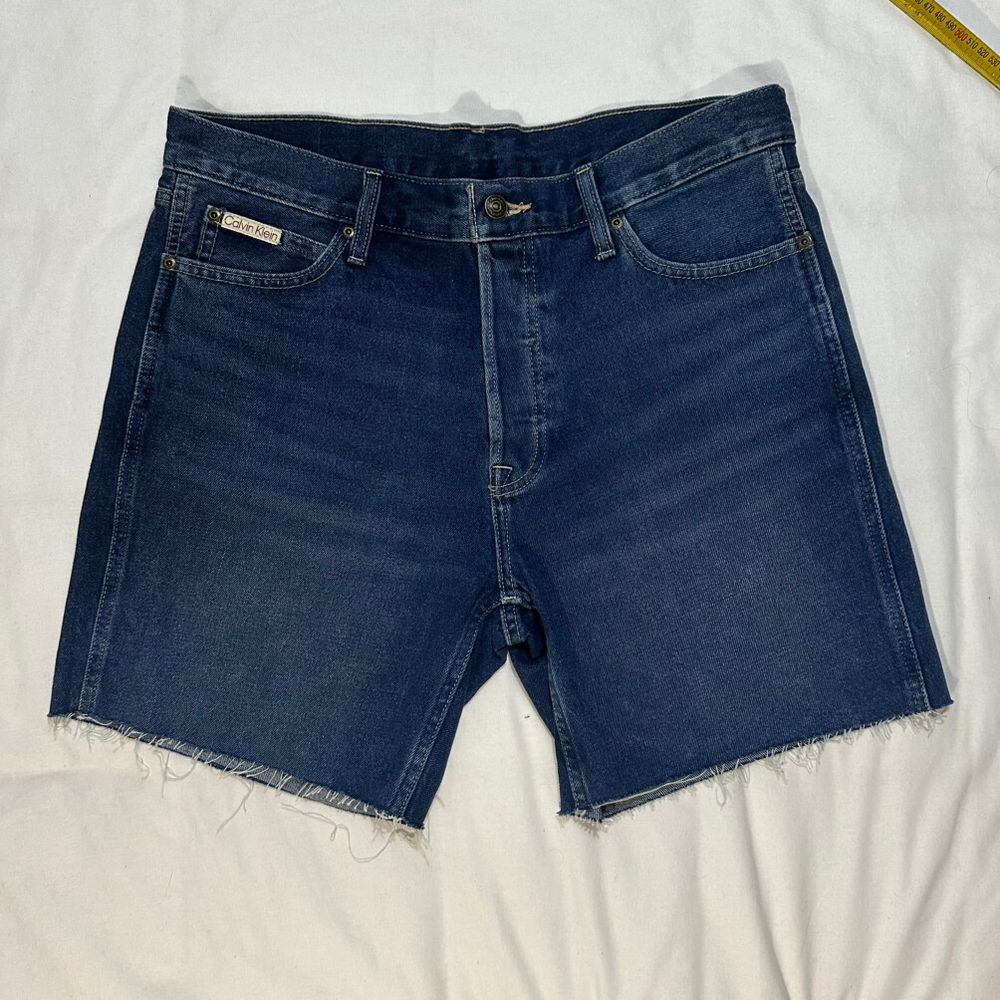 Calvin Klein blue Jorts size 33