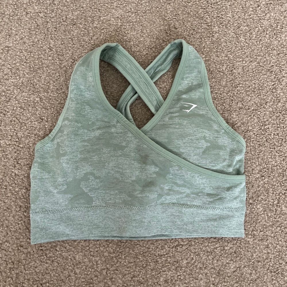 gymshark camo bra