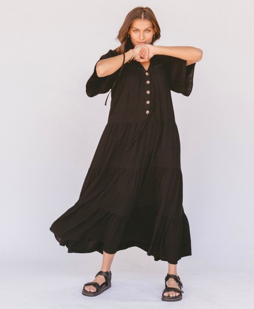 Nikita Maxi Dress Black