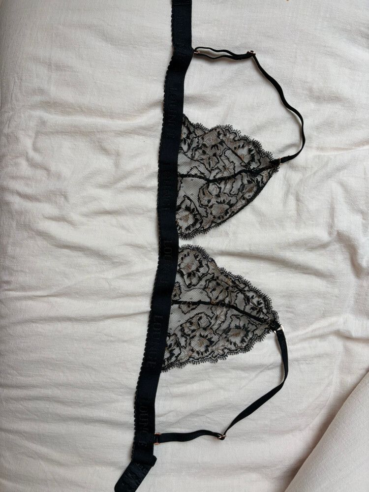 Lounge Embroidered Triangle Bra