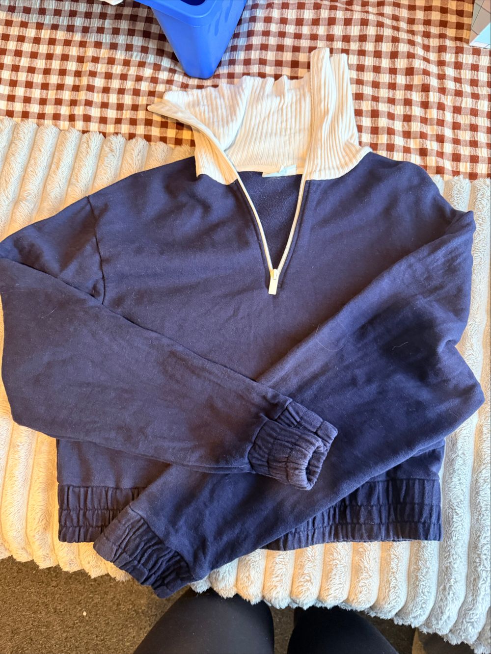 Seed Heritage Navy Half-Zip Pullover