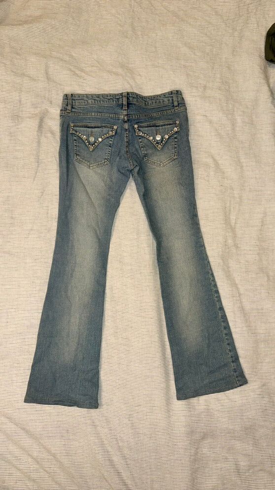 y2k vintage flare jeans