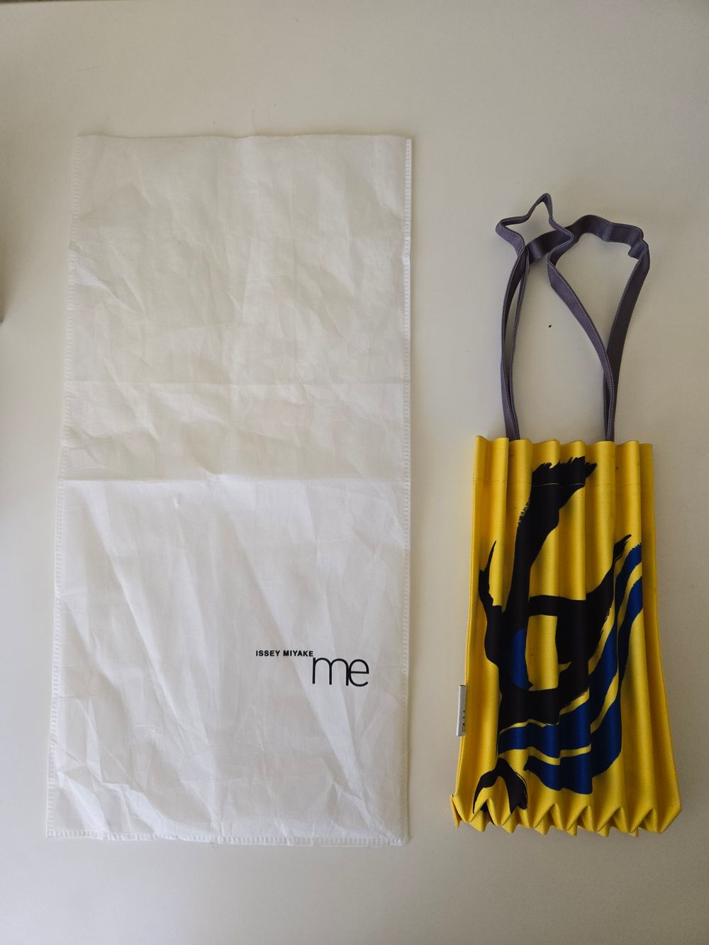 Issey Miyake Yellow Tote Bag