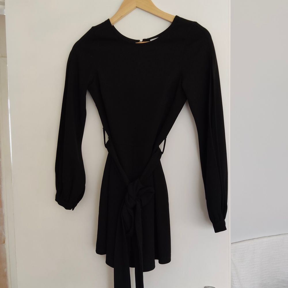 Black jumpsuit / playsuit shorts.