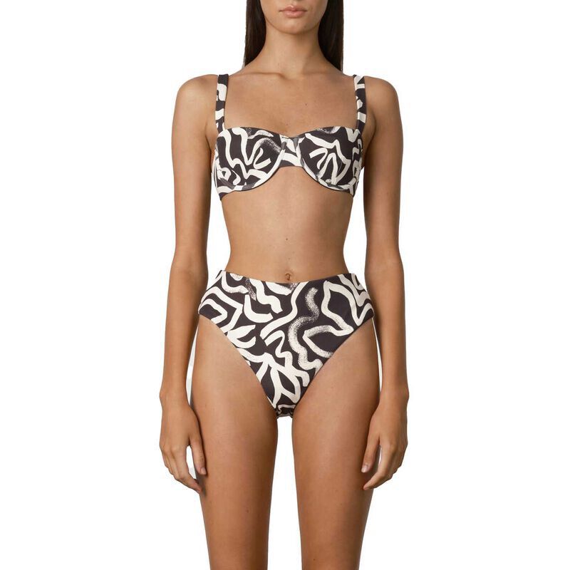 Zulu & Zephyr Paint Flower Bikini Set