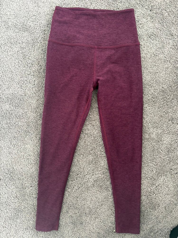 Burgundy Activewear Leggings