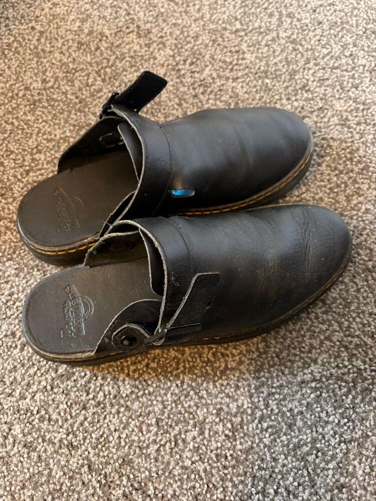 Dr. Martens Black Mules