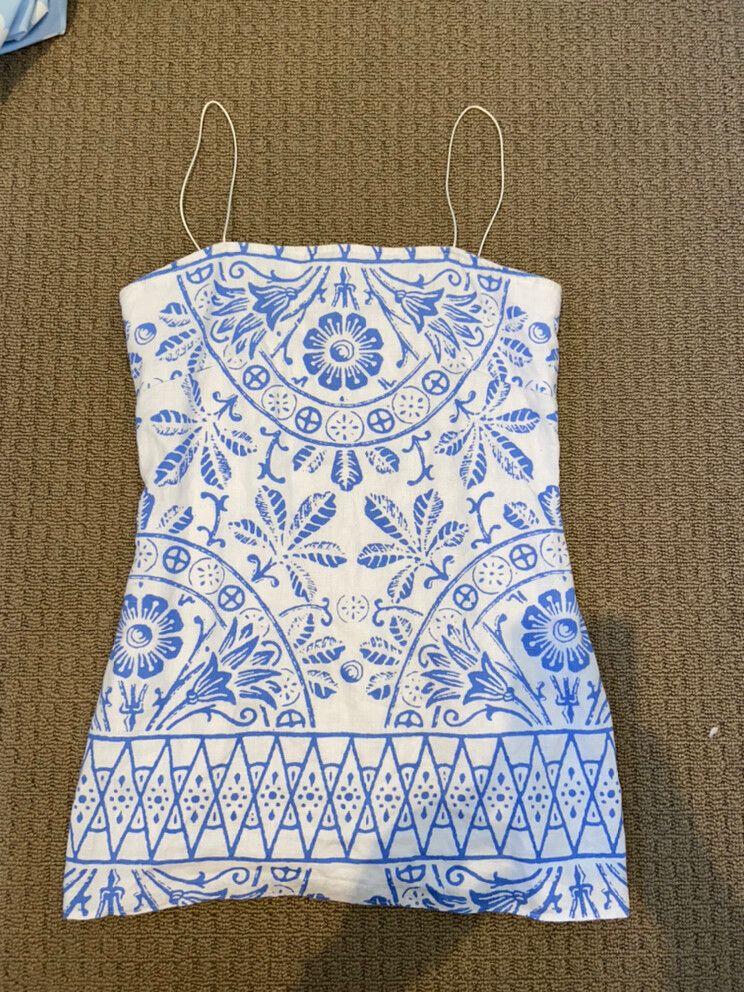maurie and eve blue and white dress Maurie & Eve