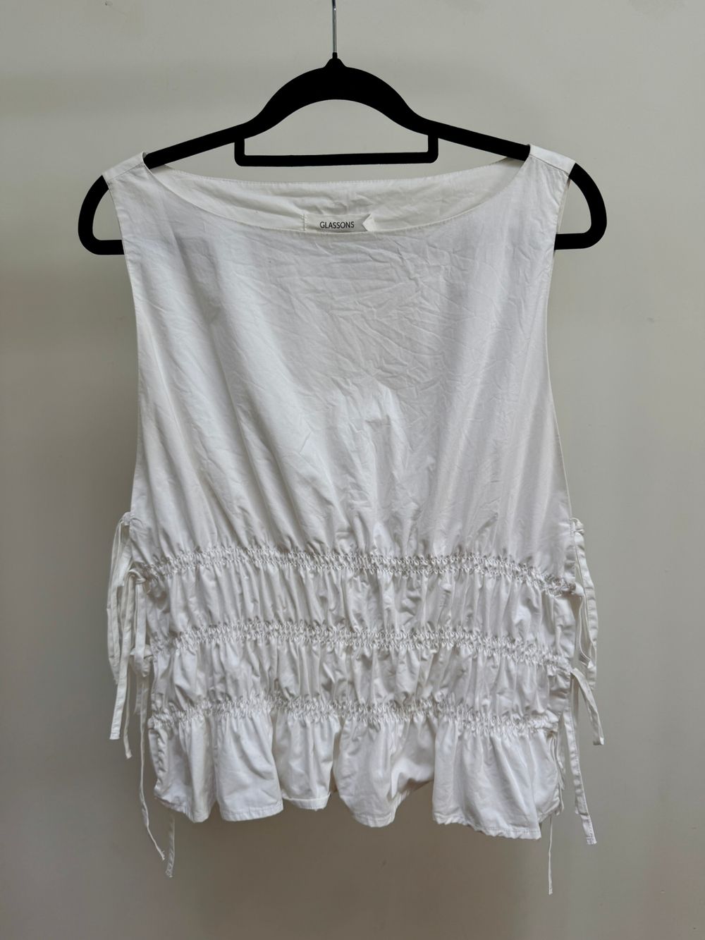 Glassons White Sleeveless Top
