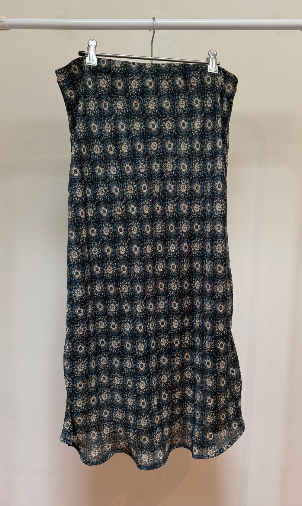 Vintage Ella J Floral Print Skirt